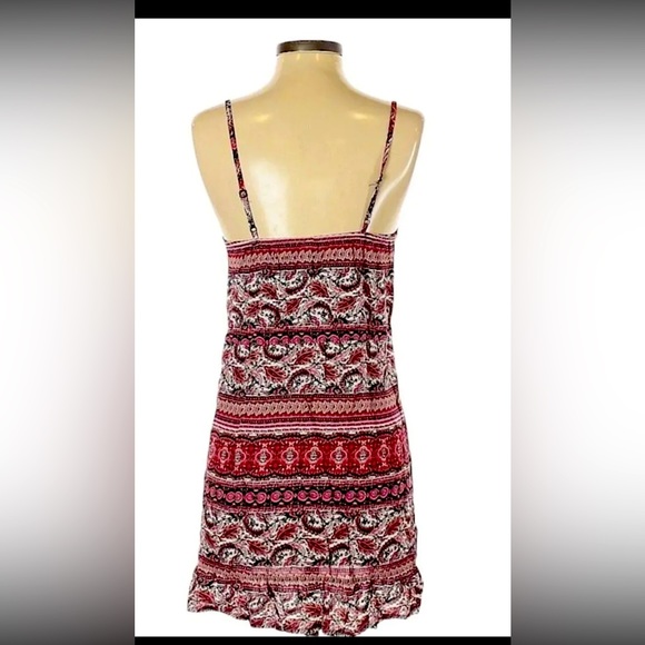 OFFERS OPEN! Boutique Laklook Boho Floral Paisley Strappy Mini Dress Size M NWT - Picture 2 of 8